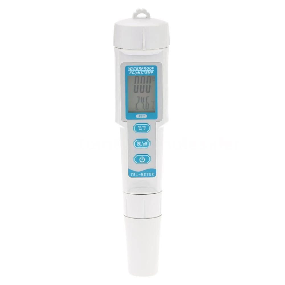 

3 in 1 Portable Pen Type Digital pH EC TEMP Meter Water Quality Monitor Tester