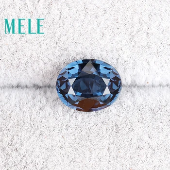 

High quality natural deep blue spinel for jewelry making,Oval cut 2.68ct fire shining color loose gemstone