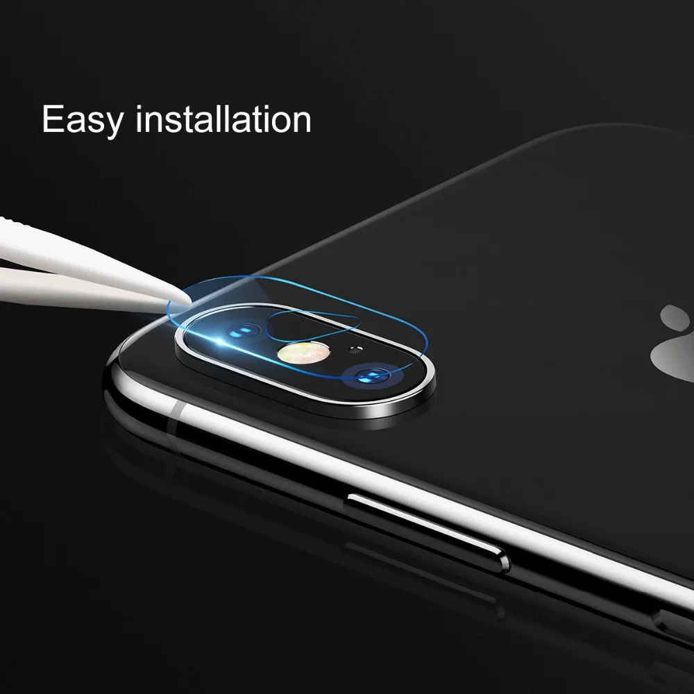 BASUES Камера объектив пленка для iPhone X 9 плюс 0 2 мм царапинам полный охват Стекло