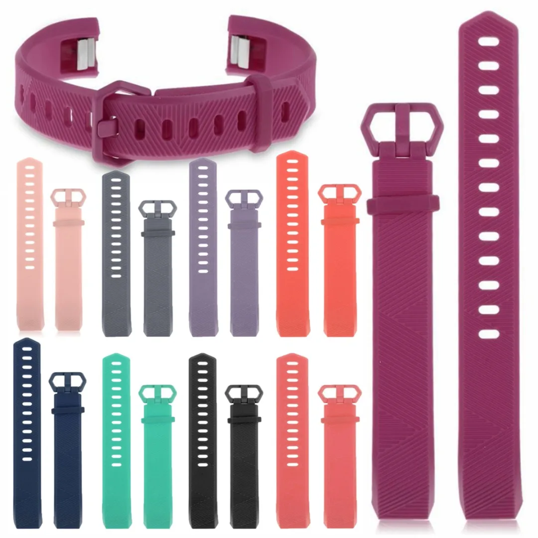 For Fitbit Alta Band Wrist Strap Replacement Belt 11 Colors Silicone Wristband Smart Watch Band Buckle Bracelet Accessories