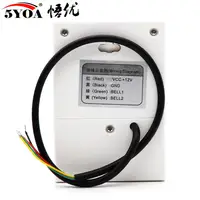 Sonnette de porte avec fil électronique, batterie câblée, ding-dong, sèche ou se connecte à deux Types 12V 4