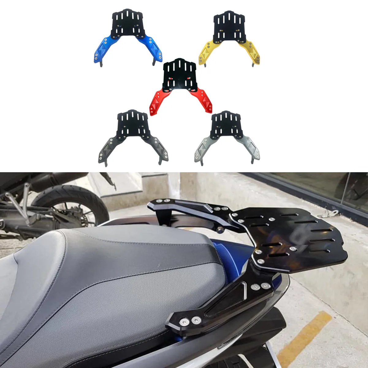 CNC мотоциклетный задний багажный Кронштейн для Honda MF13 Forza300 Forza250 125 задний чемодан