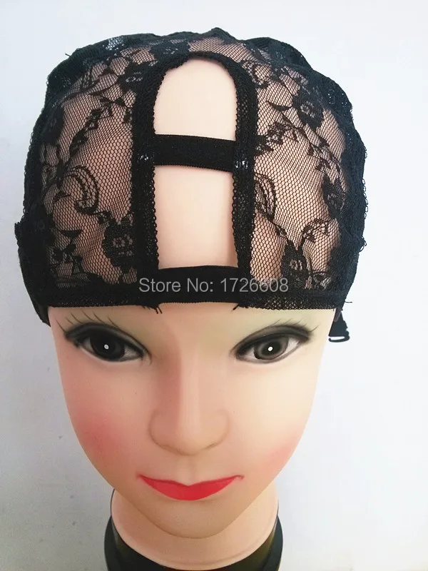 Lace Wig Caps With Strips Adjustable U Part Wig Cap For Making Wigs