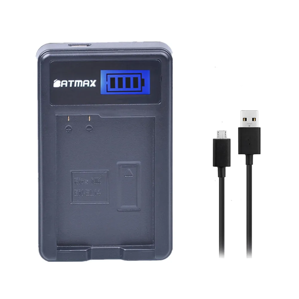 EN-EL14 EN-EL14a EN EL14 ЖК-дисплей USB зарядное устройство для Nikon P7800 P770 D3400 D5500 D5300 D5200 D3200 D5600 |