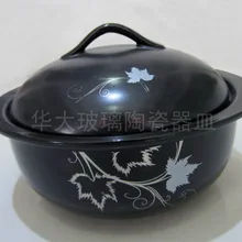 1.5L кастрюля для приготовления пищи rondell tajine Золотая Цветочная кастрюля супер термоустойчивая керамическая кастрюля суповая кастрюля