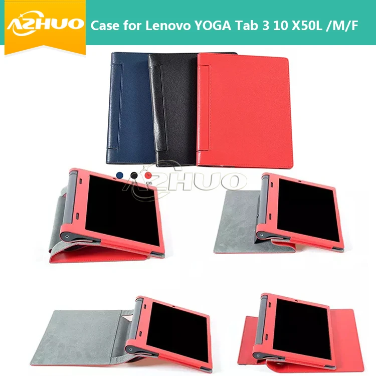 Ultra Slim Leather Case for YOGA Tab 3 X50 for Lenovo YOGA Tab 3 X50L X50M Tablet PC case cover