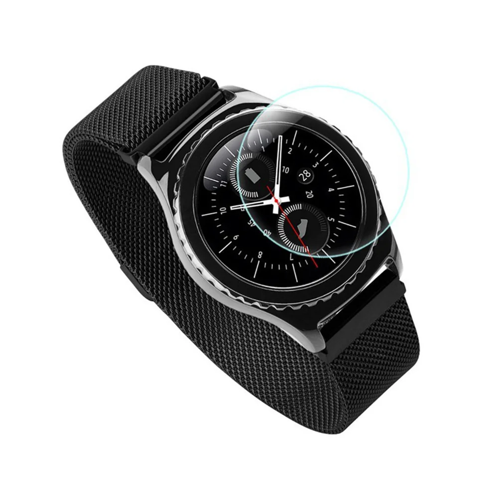 New Tempered Glass Film For Samsung Gear S3 Smart Watch 9H Anti Scratch Ultra Thin Screen Protector Film