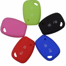 Remote 2 Buttons Car Key Silicone Cover Skin For Renault Trafic Vauxhall Opel Vivaro Nissan Primastar Flip Fob Keychain