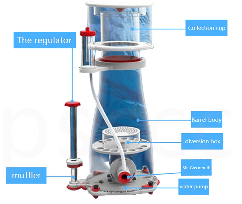 Скиммер Bubble Magus Curve A8 протеиновый скиммер для 700-900L морской коралловый риф SPS LPS соленая вода аквариумный скиммер