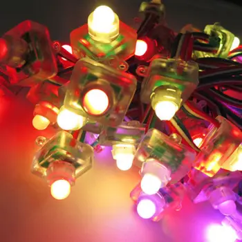 

1000pcs Square WS2811 RGB LED Module IP68 Waterproof DC5V Input Full Color Perforator Alphabet Letter WS2811 Pixel Module