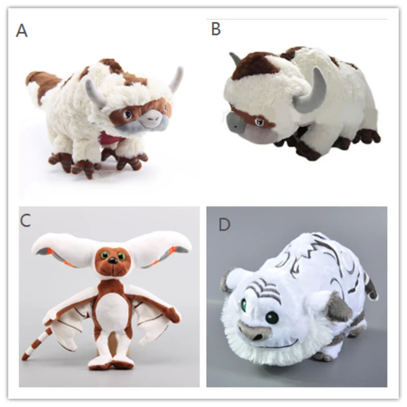 

28-50cm Stuffed Doll TinkerBell Legend Of The Neverbeast Gruff New Avatar 2 Resource Appa Cow Momo Plush Toy Christmas Kids Gift