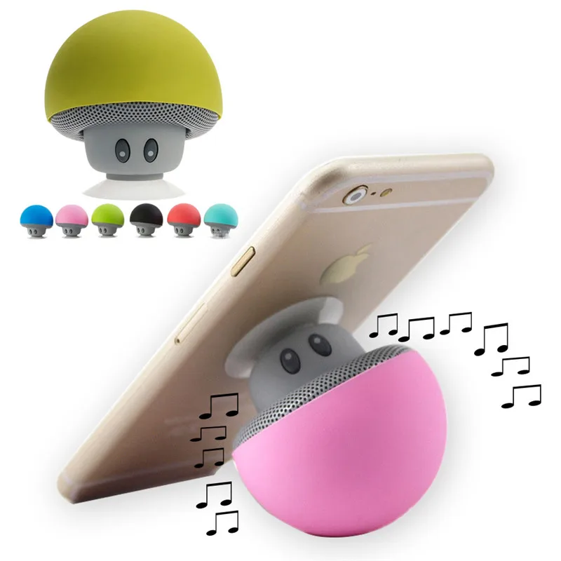 Kafan мини держатель для мобильного телефона Поддержка Bluetooth колонки Mp3 плеер маленький гриб подставка для Xiaomi iPhone samsung huawei