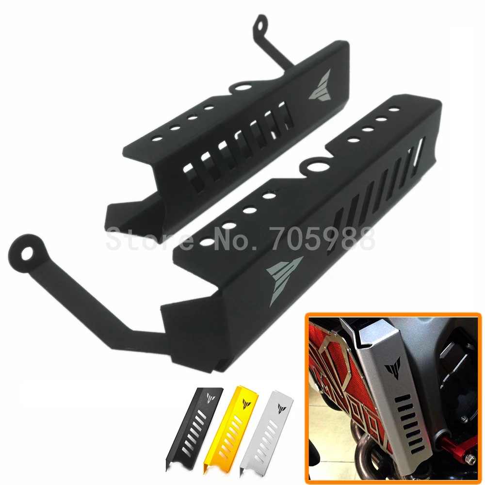 

New Black Motorcycle Aluminum Radiator Grille Side Cover Guard Protector For Yamaha MT 09 MT09 MT-09 FZ 09 2013 2014 2015 2016