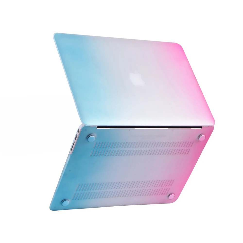 Тонкий чехол для ноутбука Macbook new Pro 13 A1706 A1708 15 A1707 с сенсорной панелью Радужный