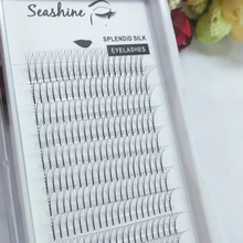 Горячая 2 лотка/набор фен для придания объема наращивания ресниц 3D Индивидуальные ресницы русский материал отдельные пучки ресниц ресницы вентиляторы