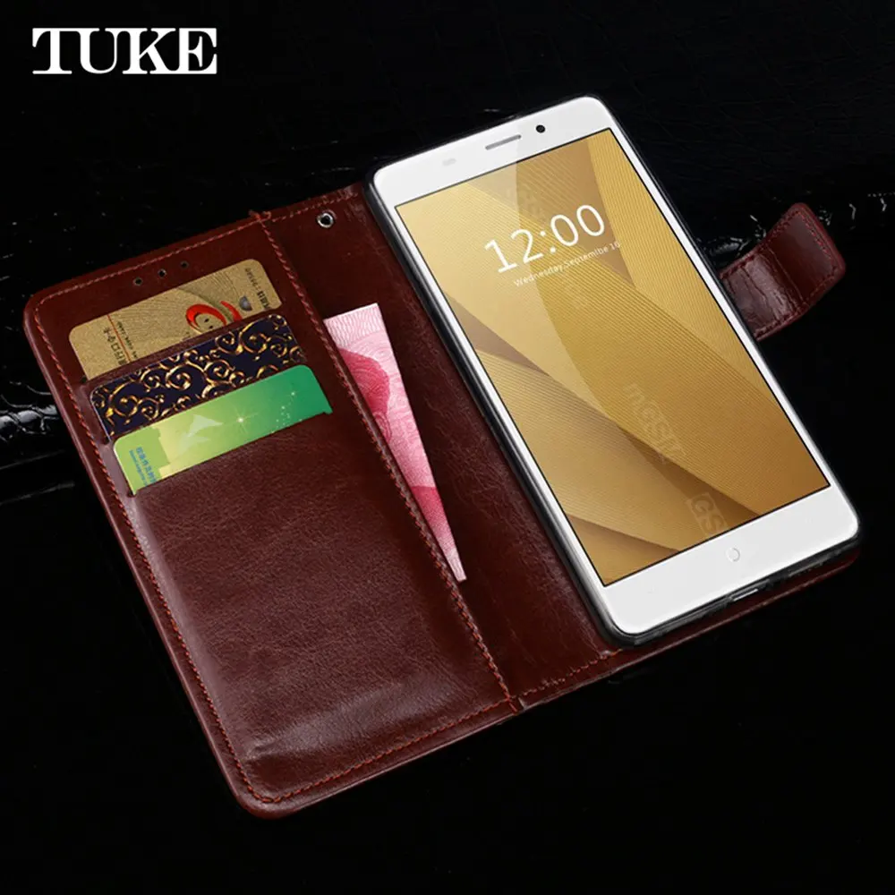  TUKE Case Leagoo M5 Leather Cover Case Capa Leagoo M5 Back Cases Leagoo M5 Phone Funda Flip Silicon