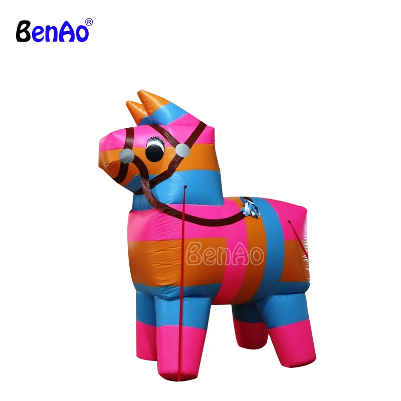 Z489 Promotional inflatable horse toy, giant inflatable colorful horse