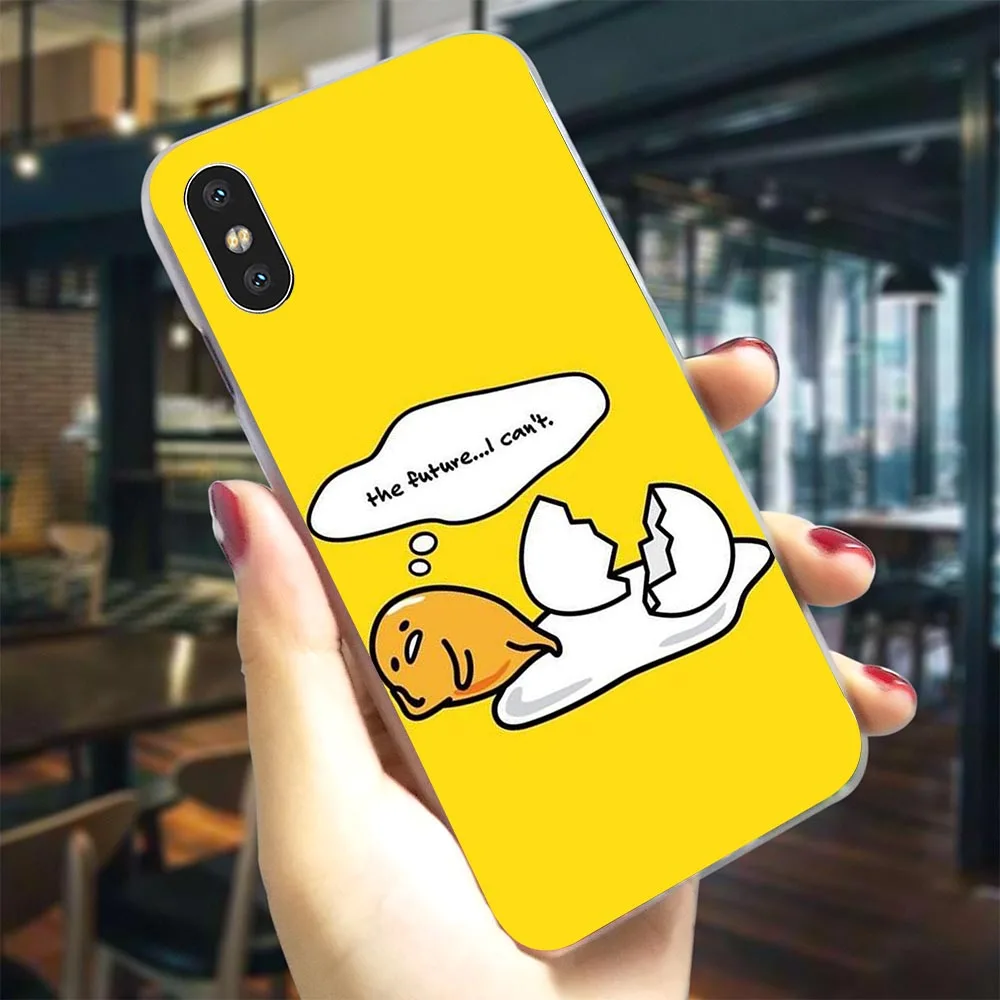Gudetama Lazy Egg Phone Cover для iPhone 5S Case 5 SE 6 6S/6 6S Plus 7 8/7 8 X XS XR Xs Max Hard Shell Fashion|Бамперы| |