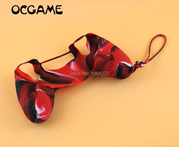

OCGAME 10pcs/lot 7 kinds of colors wireless Silicone Soft Protective Case With Wrist strap hand strap for ps4