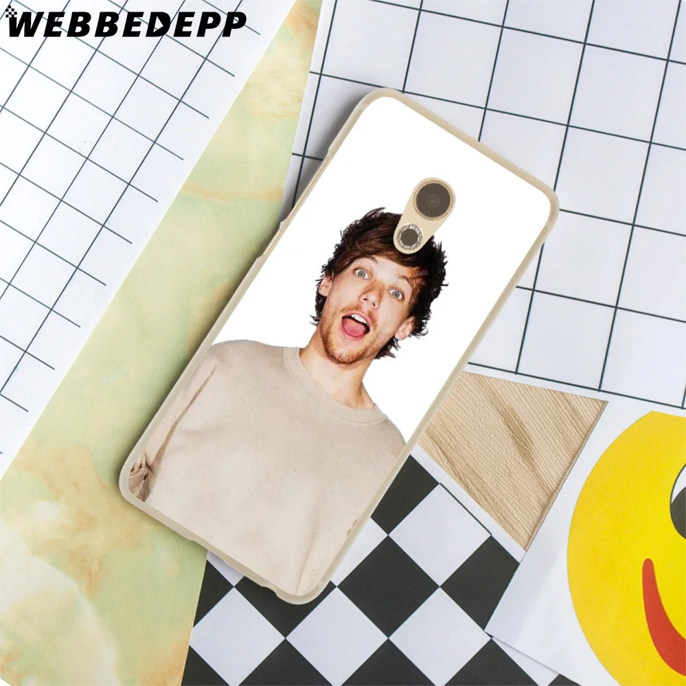 WEBBEDEPP Louis Tomlinson Hard Cover Case for Meizu M6 M5C M5S M5 M3S M3 M2 Note Mini Pro 6 7 U10 U20
