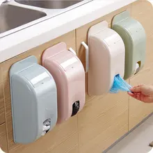 Home Creative 4 Color Garbage Bags Storage Rack Storage Box Kitchen Bedroom Bathroom Garbage Bags Storage Holder Organizer Case