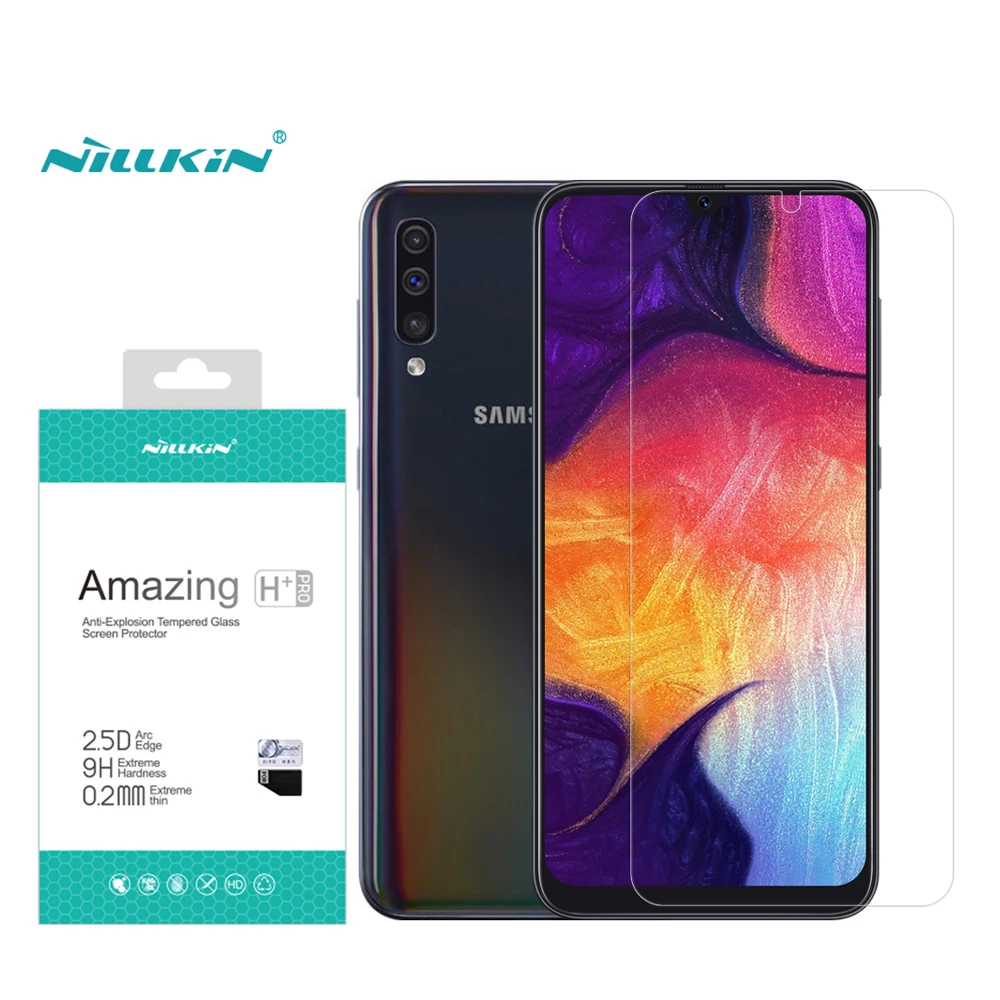 Стекло для Samsung Galaxy A50 A30 закаленное стекло Nillkin Amazing H + Pro 0 2 мм 2.5D Защитное |