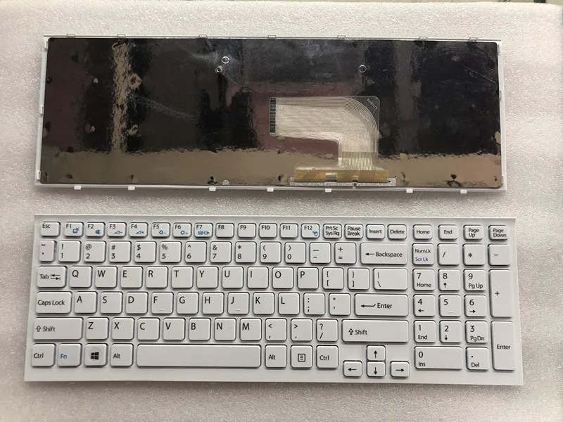 Белая клавиатура сша для SONY VAIO VPC EH серия моделей на которых они работают и с