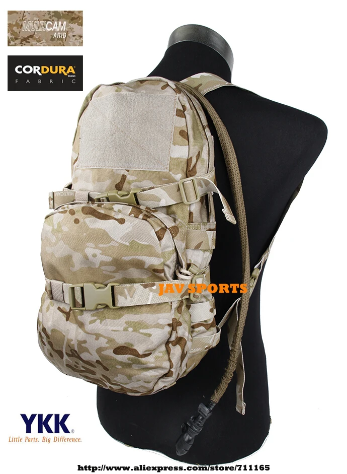 TMC Modular Assault Pack W 3L Water Bladder MOLLE Hydration Backpack Multicam Arid Bag Free shipping