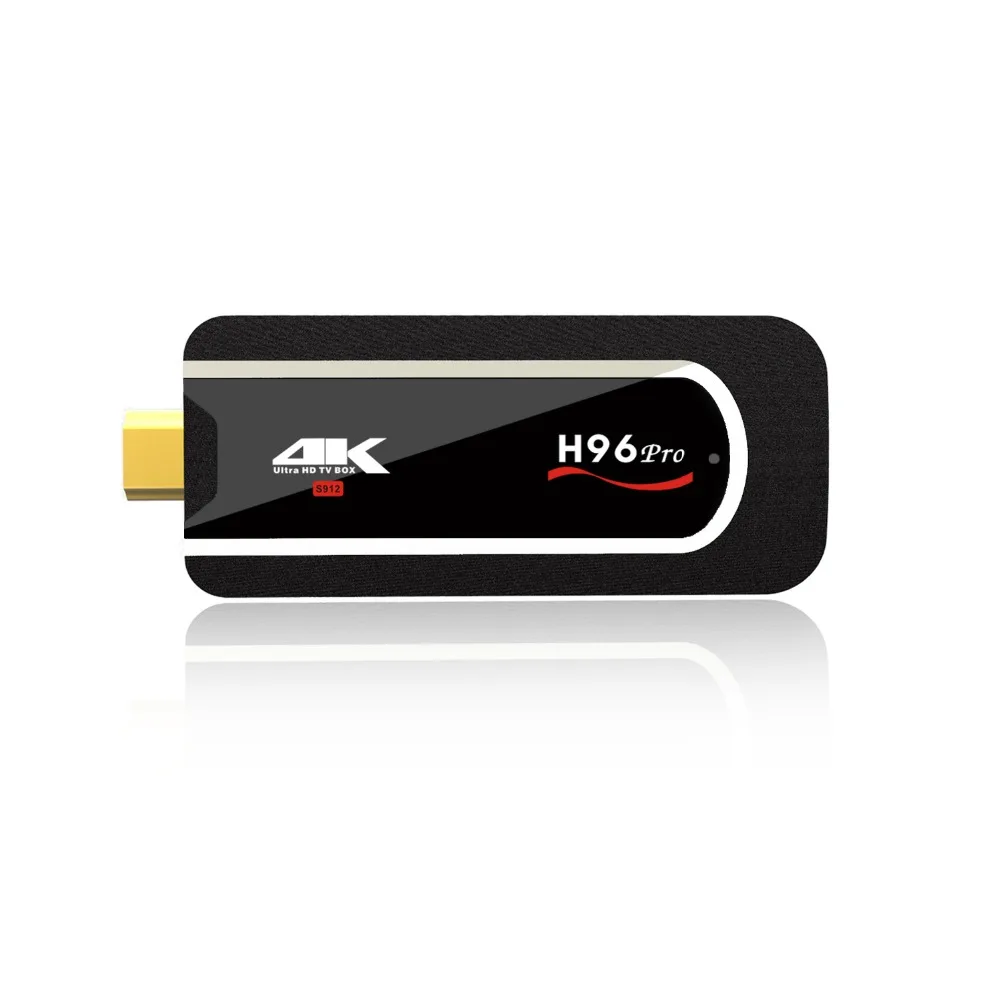 [WeChip]H96pro Mini PC S912 2G 16G 64bit android 7.1 TV Stick 2.4G Wifi chrome cast HDMI TV Stick 4K BT4.1 Full HD h96 pro plus