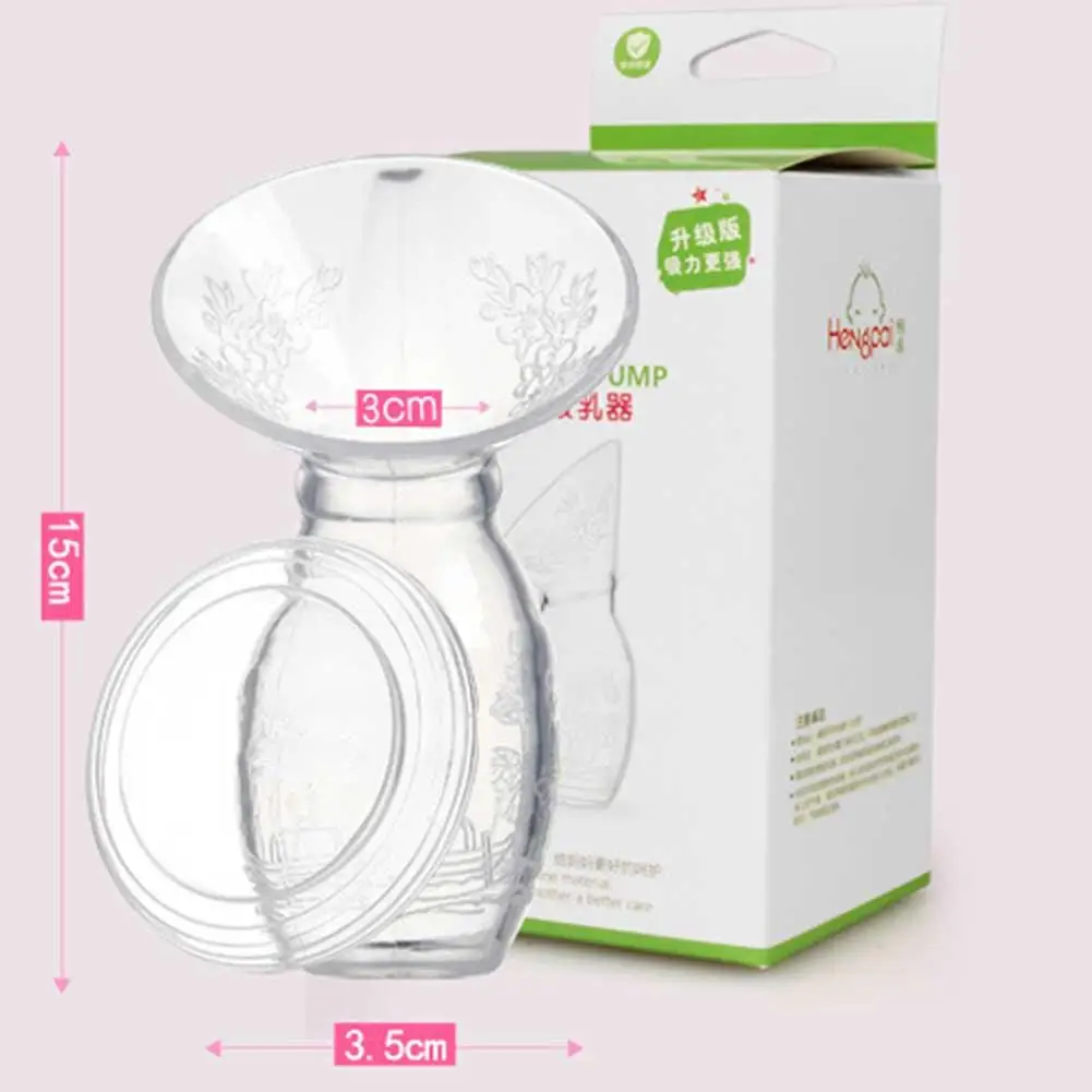 Портативный беременных Для женщин жидкий силиконовый Молокоотсос ручной молокоотсос грудного молока доильный аппарат анти-переполнения поставки молока