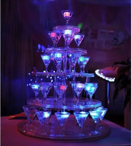 

Water sensor activated led ice cubes , crystal wedding celebration LED ice cubes 720pcs/ lot
