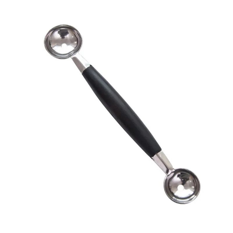 Лопатка для дыни нержавеющая сталь двуглавый ложка для арбуза Кук Инструмент Ballers Dig Ball фрукты ложка для мороженого