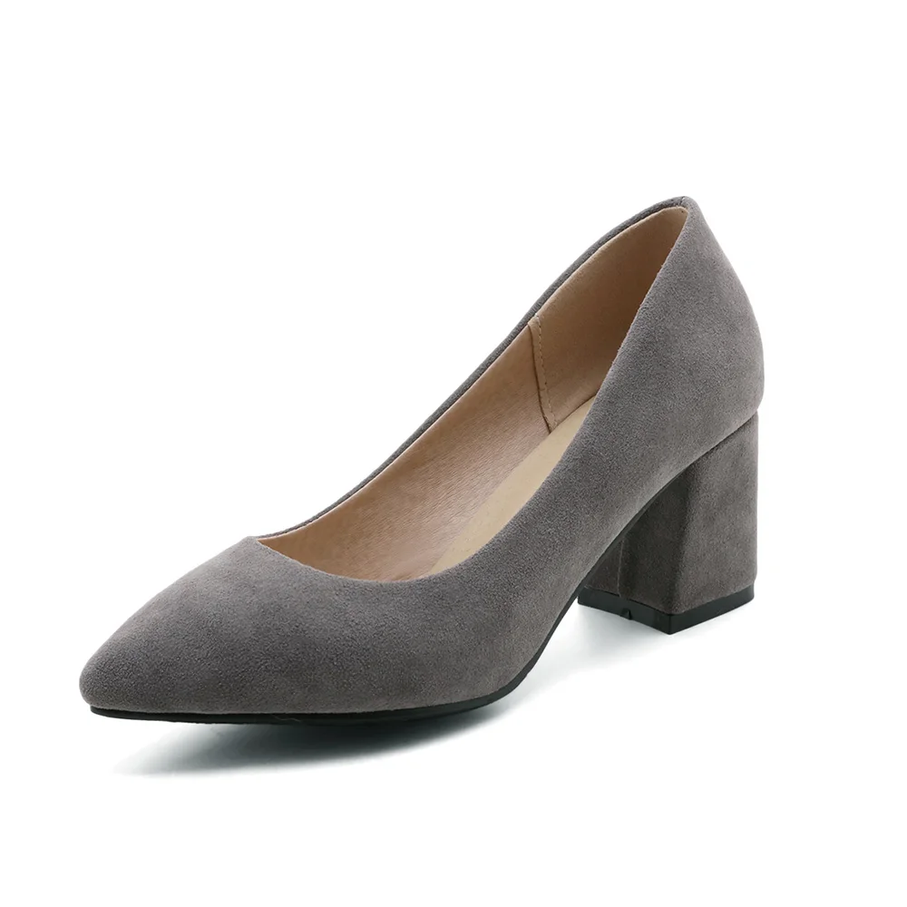 Новые брендовые элегантные женские туфли-лодочки телесного цвета, серого и черного цвета дышащие женские модельные туфли на высоком каблуке в деловом стиле большие и маленькие размеры 11, 31, 43, 47, PS27 - Цвет: Gray