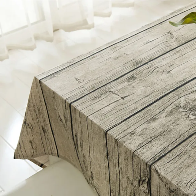 Linen Table Cloth Europe Wood Home Outdoor Party Cover Linen Table Cloth Europe Wood Home Outdoor Party Cover Toalha De Mesa