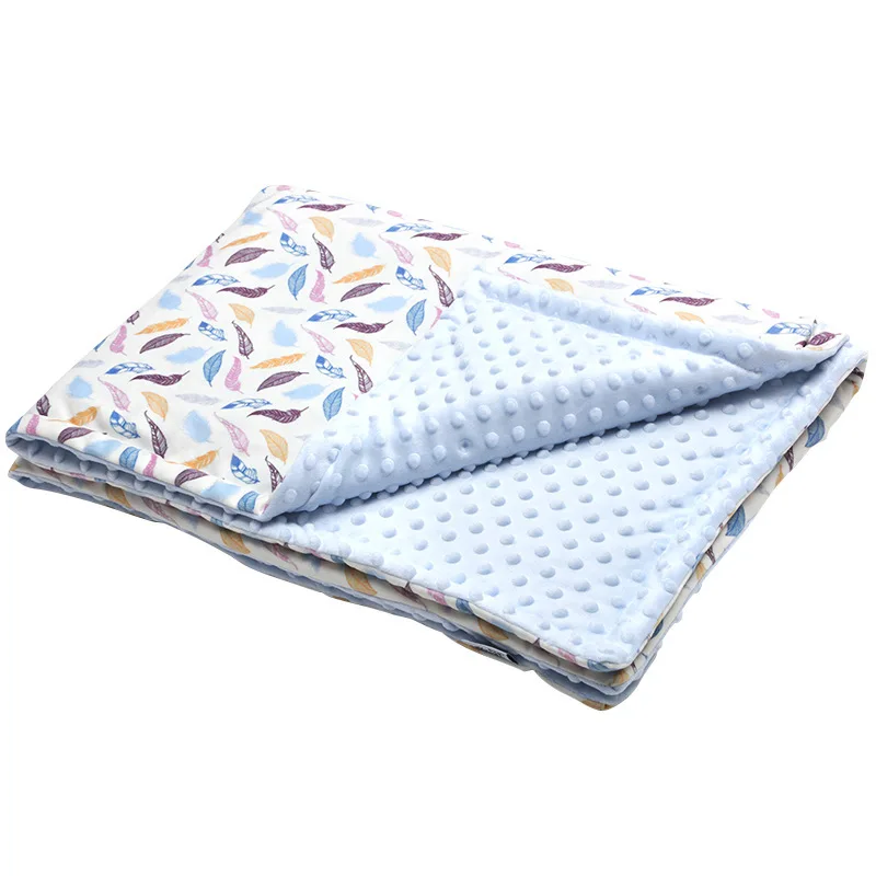Фланелевое детское одеяло в горошек; пеленка для новорожденных; конверт-конверт с единорогом для маленьких мальчиков; набор постельных принадлежностей для девочек; накидка для коляски; детское одеяло
