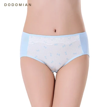 

Women Underwear Cotton Cute Candy Printing Briefs Ladies Sexy Panties DODOMIAN 4pcs\lot High Quality Female Wholesale Lingerie