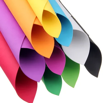 

50*50 Cm diy Multicolor PE Foam Paper Handmade Sponge Fold Scrapbooking Crafts Flowers Background Gift Card Decor PE paper
