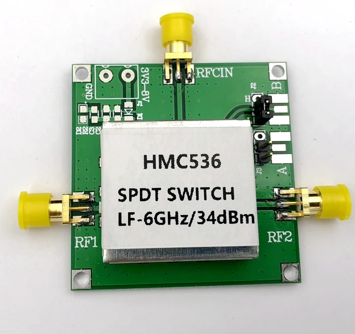 

HMC536 DC to 6 GHz GaAs MMIC T/R Switch Power +34 DBm RF Switch