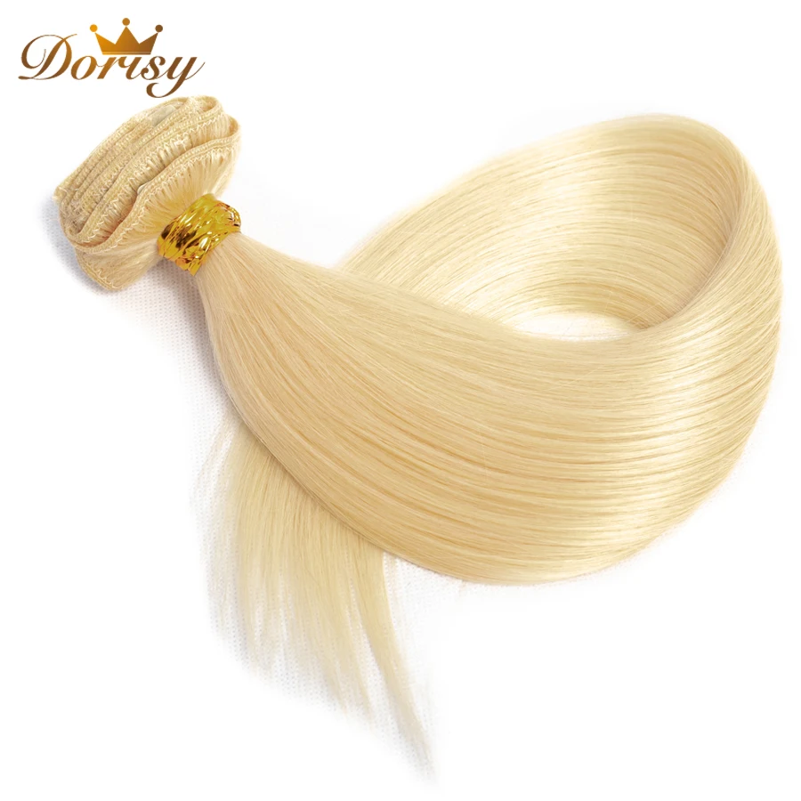 

613 Blonde Clip In Human Hair Full Head Clip In Human Hair Extensions 8 Pcs/Set Remy Straight Human Hair Optional 18-22 Inch