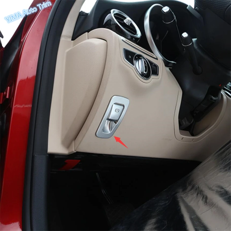 

ABS ! Electronic Handbrake Cover Trim 1 pcs interior For Mercedes-Benz GLC X205 2015 2016