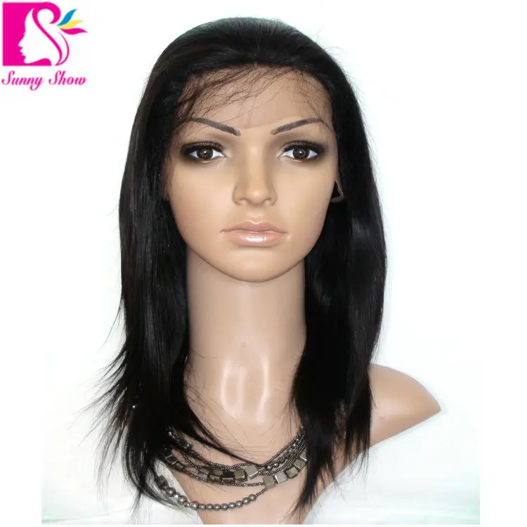 Queen weave beauty cheap brazilian virgin human hair lace front wig