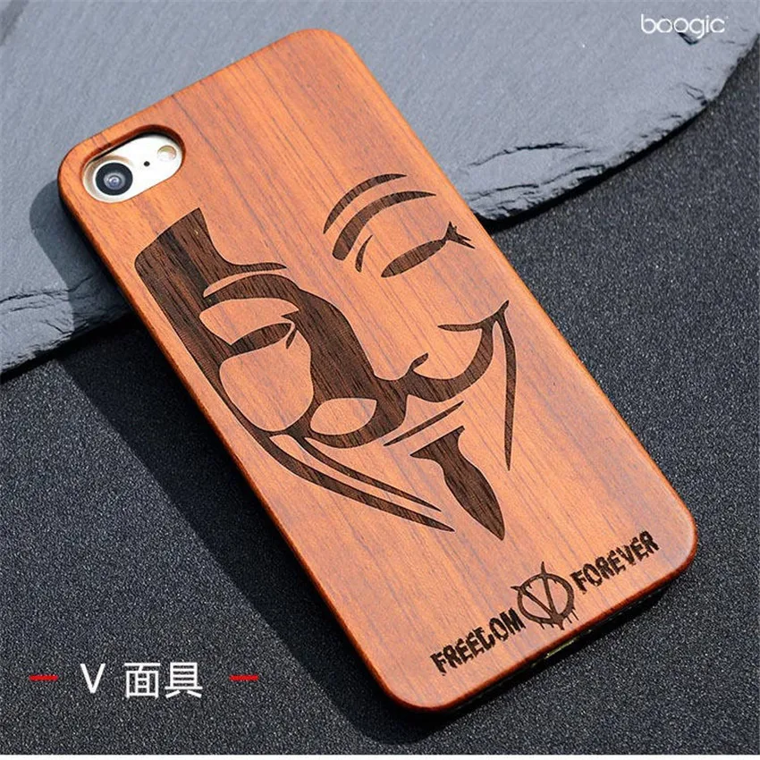 Экзотический Деревянный чехол для телефона с 3D рисунком iPhone 8 пластиковый