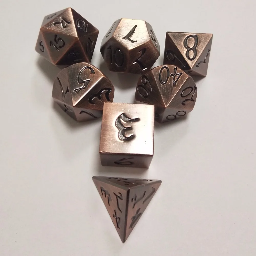 Прямая продажа с фабрики Подземелья и Драконы 7 шт./компл. креативные RPG игральные
