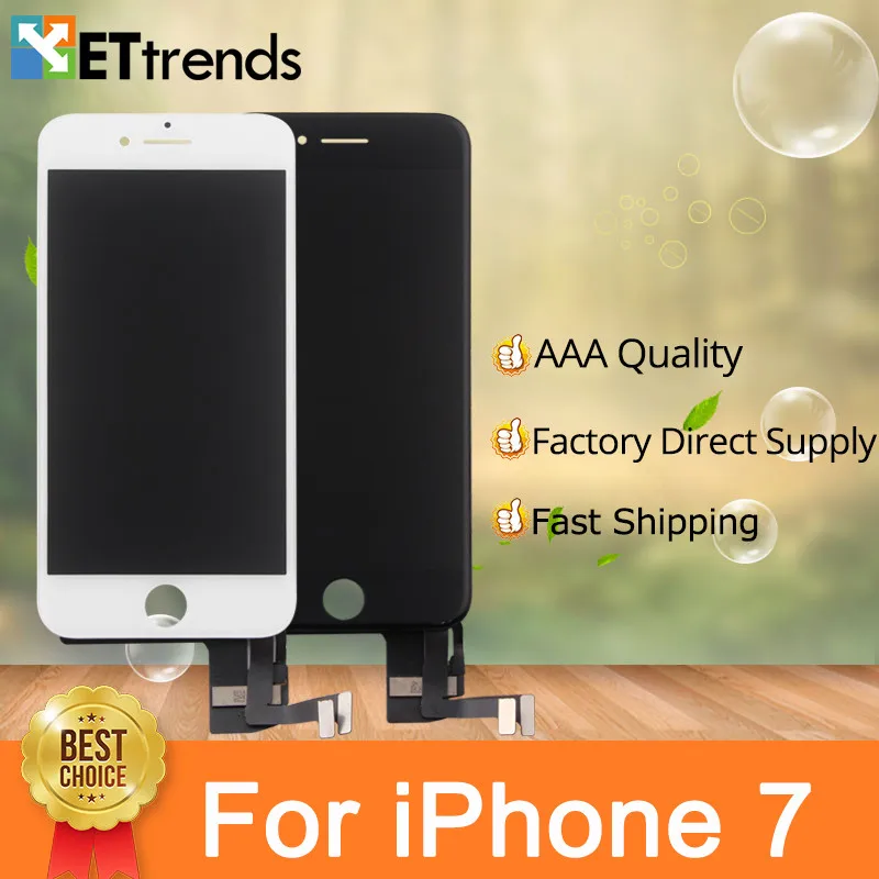 

10pcs/lot Grade AAA For iPhone 7 LCD Screen Touch Digitizer Assembly 100% Tested No Dead PixeL DHL Free Shipping