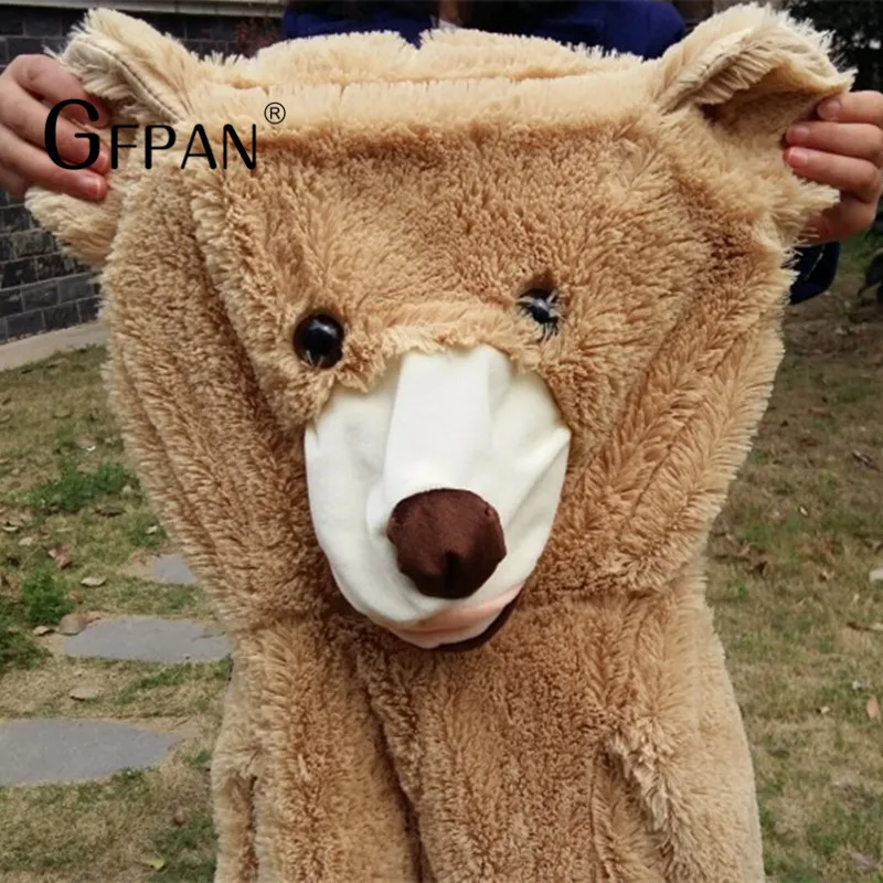 Высокое качество 1 шт. 160 см американский гигантский медведь кожа kawaii плюшевый