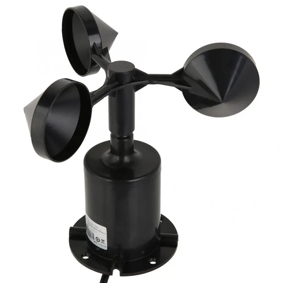 Anemometro инструменты для измерения скорости ветра RS485 импульсный сигнал Выход Поликарбонат датчик скорости ветра три чашки анемометр ветер