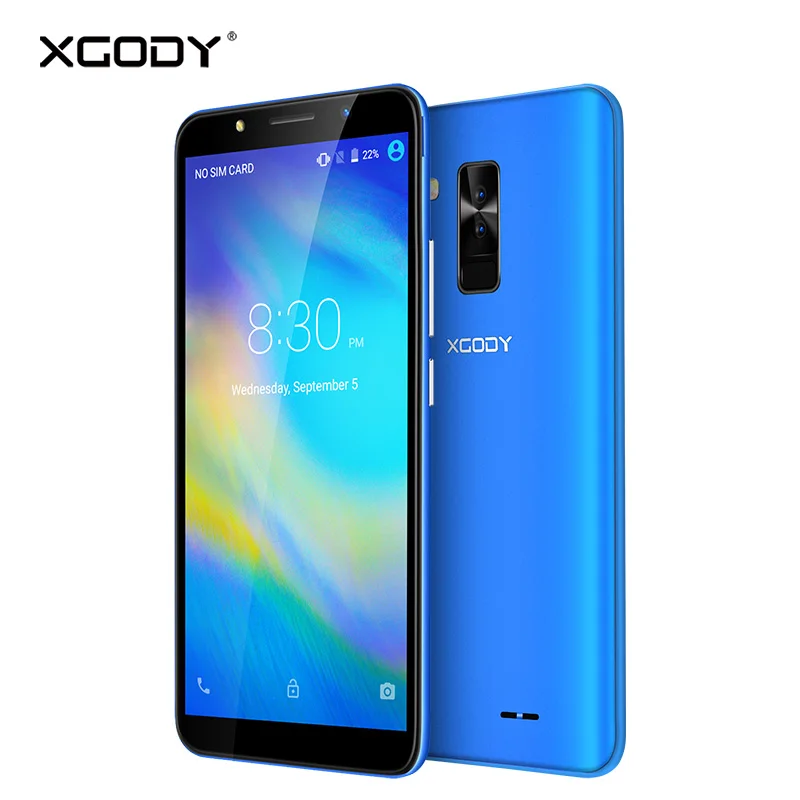 Оригинальный XGODY Y26 3g 6 дюймов 18:9 Смартфон Android 8,1 Oreo MTK6580M четырехъядерный 1 Гб + 16 Гб Лицо ID мобильный телефон 2800 мАч мобильный телефон