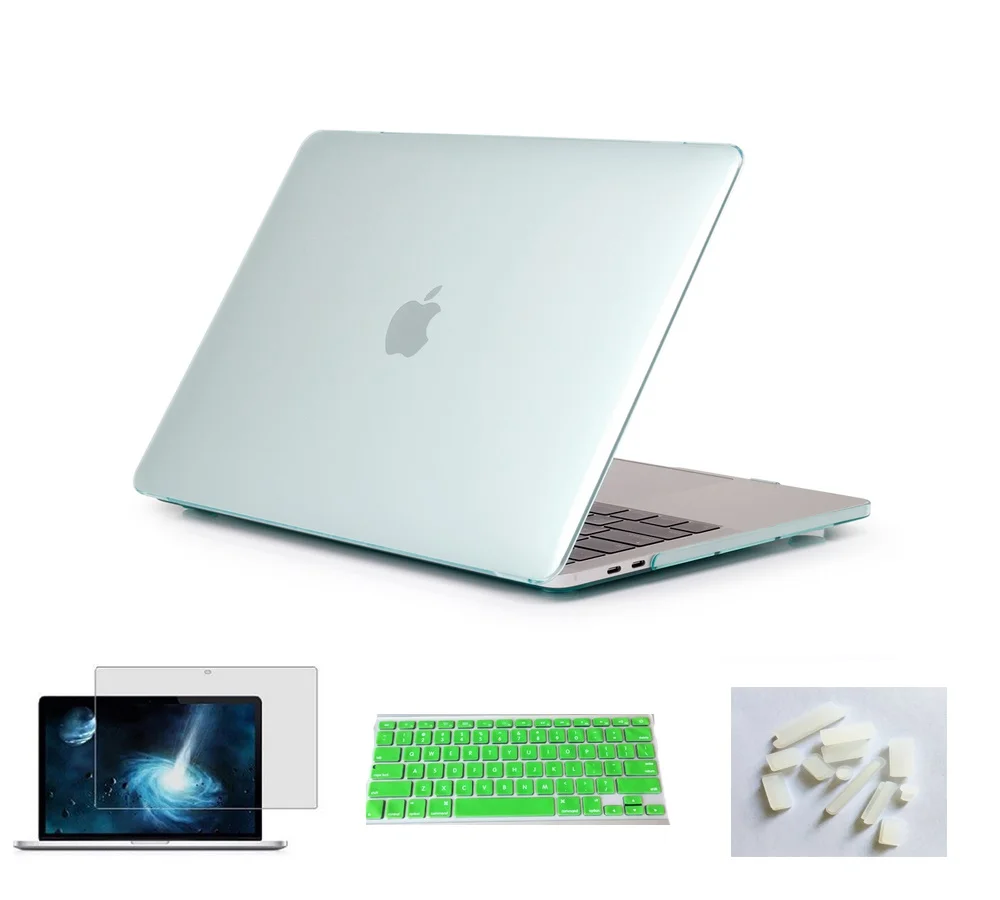 Матовый чехол для ноутбука Apple Macbook Pro retina Air 11 12 13 15 дюймов для Macbook Air13 A1932, Pro 13 15 A1989 A1990