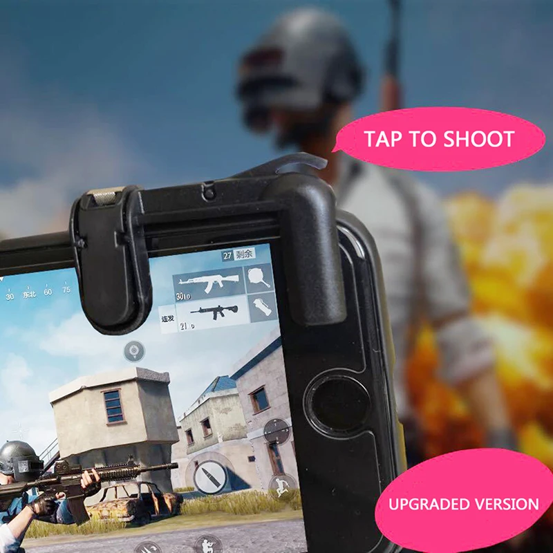 Mobile Game Fire Button Aim Key Smart phone Mobile Game Trigger L1R1 Shooter Controller for PUBG for Knives Out Gaming Accessory