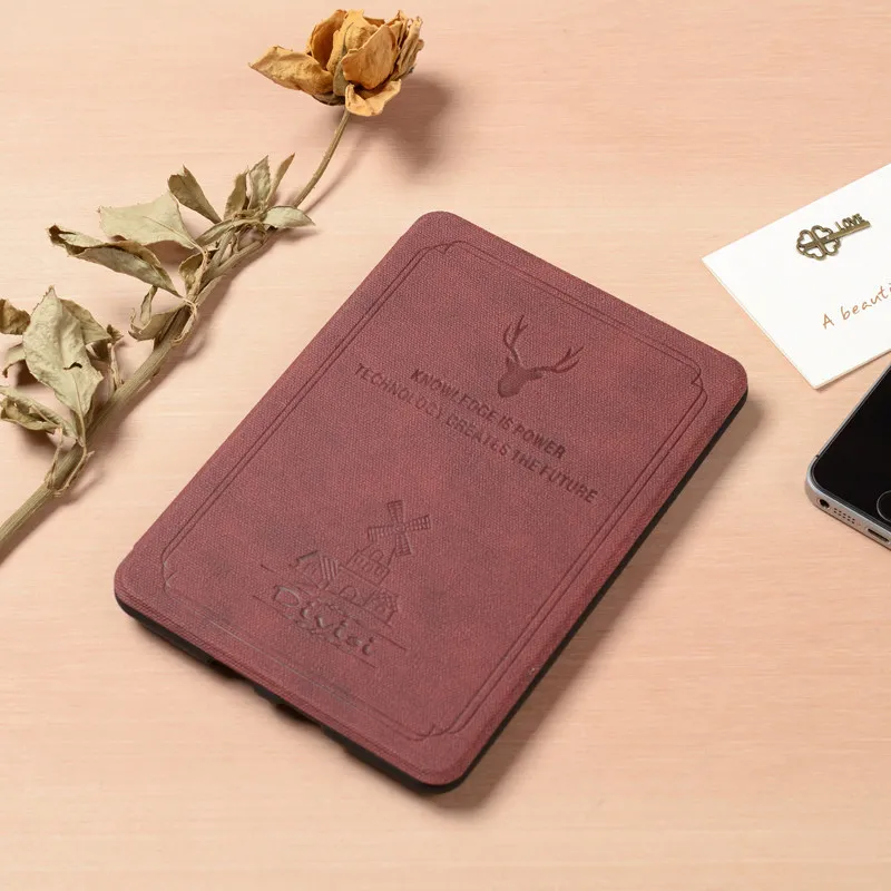Чехол для Amazon Kindle Paperwhite 4 силиконовый чехол с рисунком оленя 10 поколения тонкий